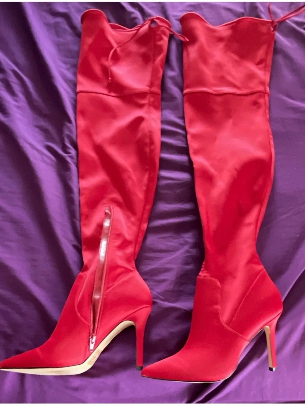 Aldo Red Over-the-Knee Women's Boots
